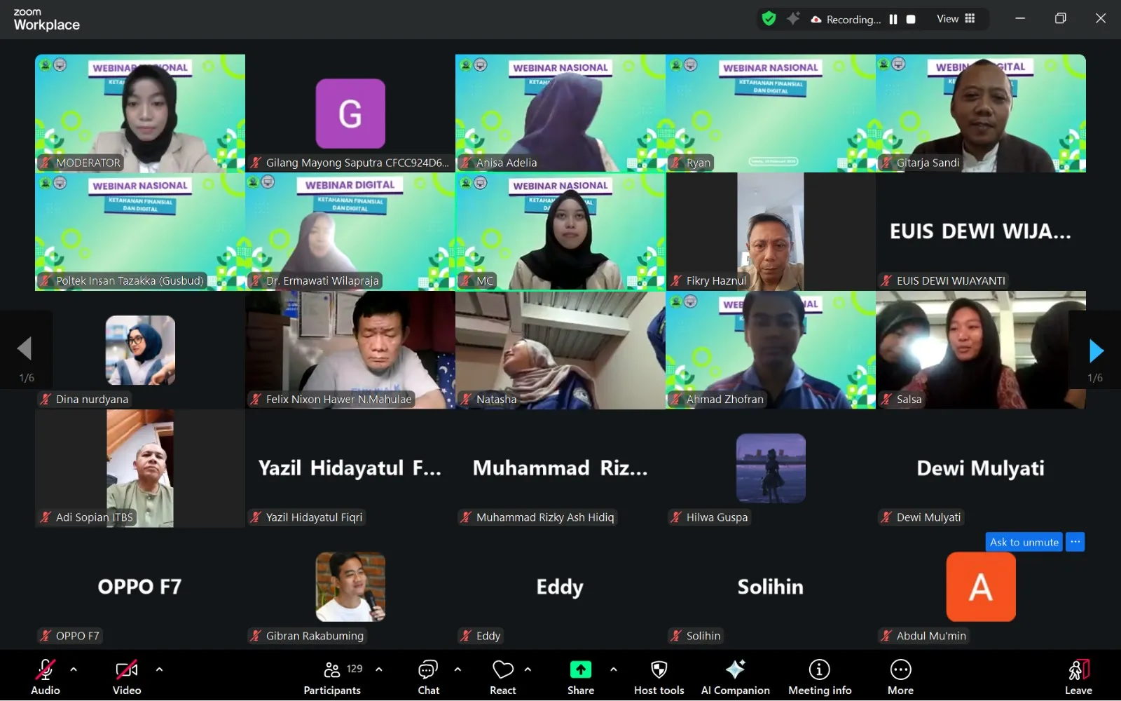 Webinar Nasional Ketahanan Finansial dan Digital